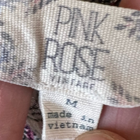 Boho Tank Tops Sleeveless  Tops Luq Maroon sz S & Pink Rose Tank sz M runs small - Picture 6 of 9